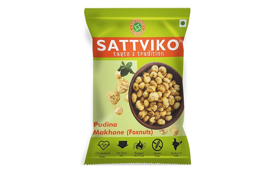 Sattviko Pudina Makhane (Foxnuts)    Pack  21 grams